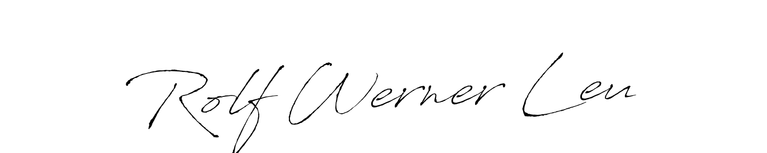 Create a beautiful signature design for name Rolf Werner Leu. With this signature (Antro_Vectra) fonts, you can make a handwritten signature for free. Rolf Werner Leu signature style 6 images and pictures png