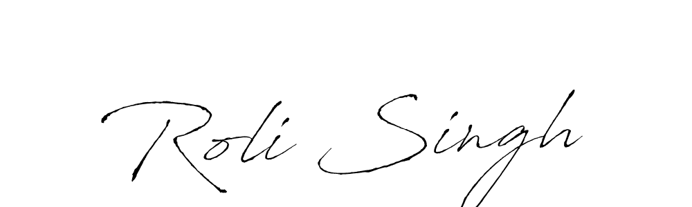 How to make Roli Singh signature? Antro_Vectra is a professional autograph style. Create handwritten signature for Roli Singh name. Roli Singh signature style 6 images and pictures png