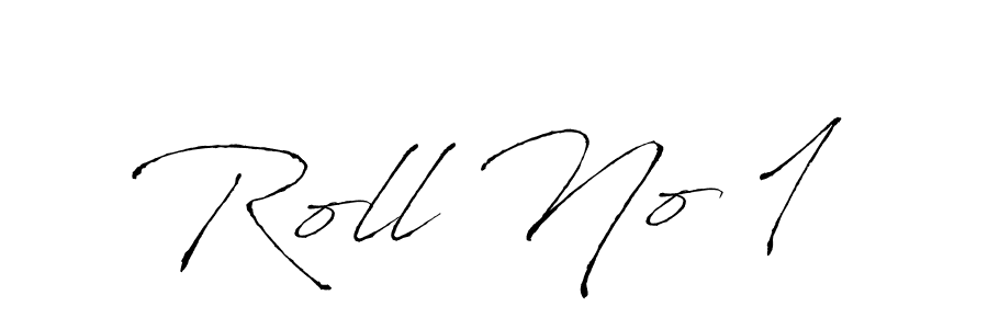 How to make Roll No 1 signature? Antro_Vectra is a professional autograph style. Create handwritten signature for Roll No 1 name. Roll No 1 signature style 6 images and pictures png