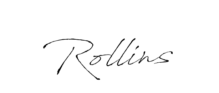 Rollins stylish signature style. Best Handwritten Sign (Antro_Vectra) for my name. Handwritten Signature Collection Ideas for my name Rollins. Rollins signature style 6 images and pictures png