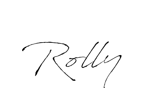 if you are searching for the best signature style for your name Rolly. so please give up your signature search. here we have designed multiple signature styles  using Antro_Vectra. Rolly signature style 6 images and pictures png