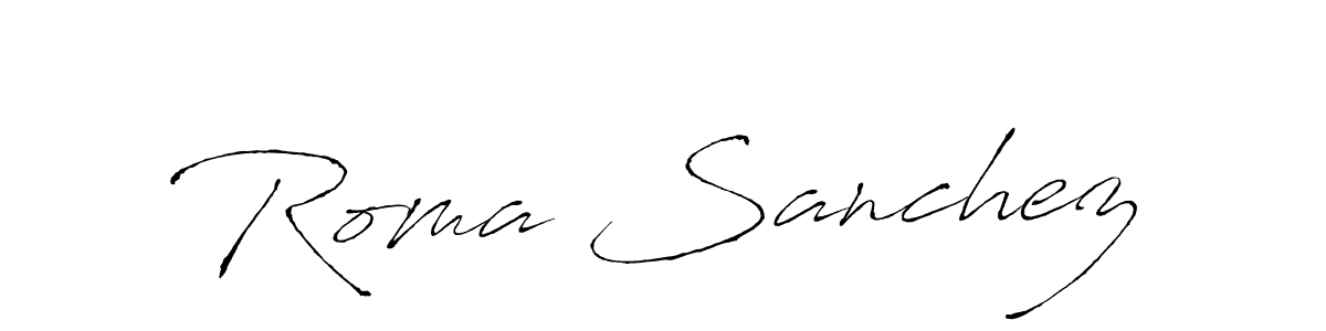 See photos of Roma Sanchez official signature by Spectra . Check more albums & portfolios. Read reviews & check more about Antro_Vectra font. Roma Sanchez signature style 6 images and pictures png