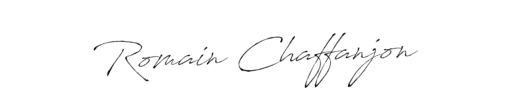 Create a beautiful signature design for name Romain Chaffanjon. With this signature (Antro_Vectra) fonts, you can make a handwritten signature for free. Romain Chaffanjon signature style 6 images and pictures png