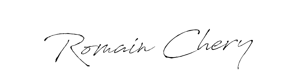 Also You can easily find your signature by using the search form. We will create Romain Chery name handwritten signature images for you free of cost using Antro_Vectra sign style. Romain Chery signature style 6 images and pictures png