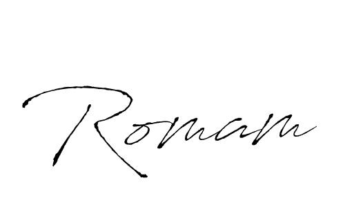 Make a short Romam signature style. Manage your documents anywhere anytime using Antro_Vectra. Create and add eSignatures, submit forms, share and send files easily. Romam signature style 6 images and pictures png
