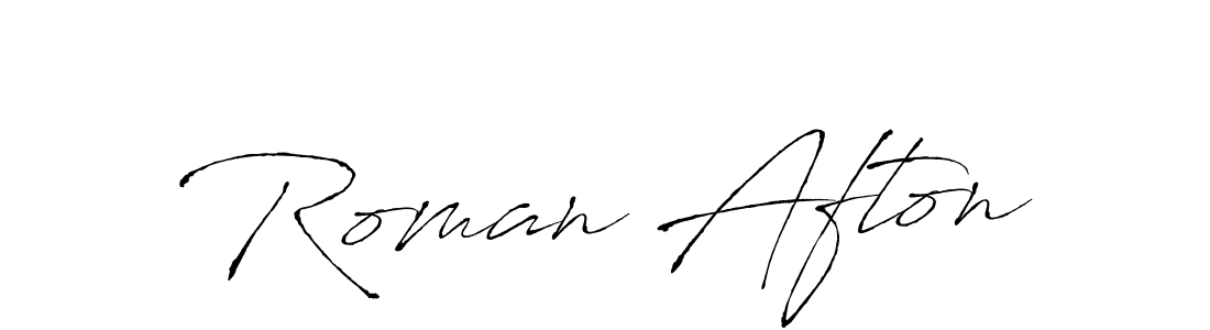 Also You can easily find your signature by using the search form. We will create Roman Afton name handwritten signature images for you free of cost using Antro_Vectra sign style. Roman Afton signature style 6 images and pictures png