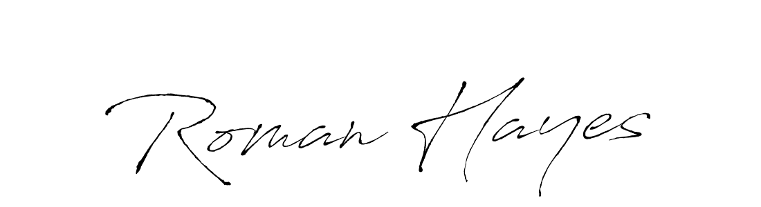 Use a signature maker to create a handwritten signature online. With this signature software, you can design (Antro_Vectra) your own signature for name Roman Hayes. Roman Hayes signature style 6 images and pictures png