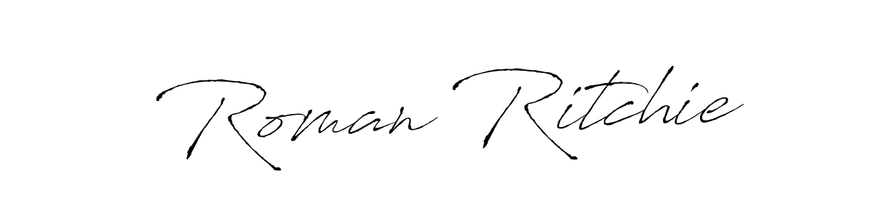 if you are searching for the best signature style for your name Roman Ritchie. so please give up your signature search. here we have designed multiple signature styles  using Antro_Vectra. Roman Ritchie signature style 6 images and pictures png