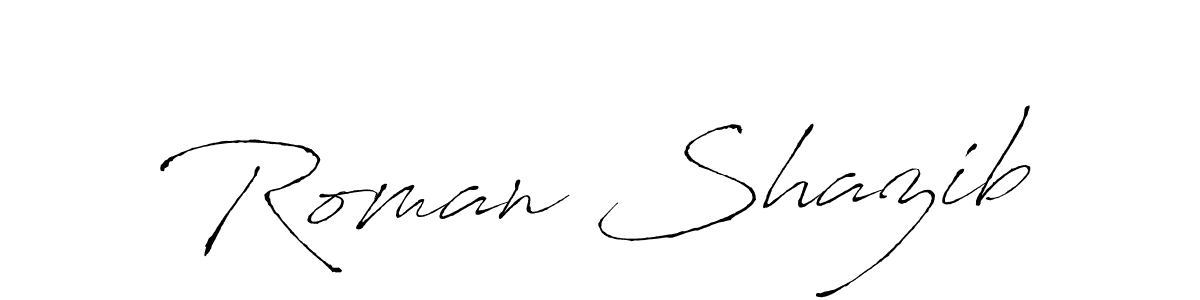 if you are searching for the best signature style for your name Roman Shazib. so please give up your signature search. here we have designed multiple signature styles  using Antro_Vectra. Roman Shazib signature style 6 images and pictures png