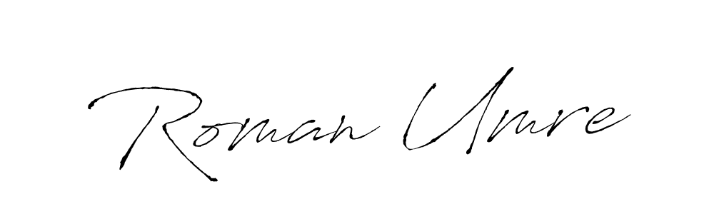 Antro_Vectra is a professional signature style that is perfect for those who want to add a touch of class to their signature. It is also a great choice for those who want to make their signature more unique. Get Roman Umre name to fancy signature for free. Roman Umre signature style 6 images and pictures png