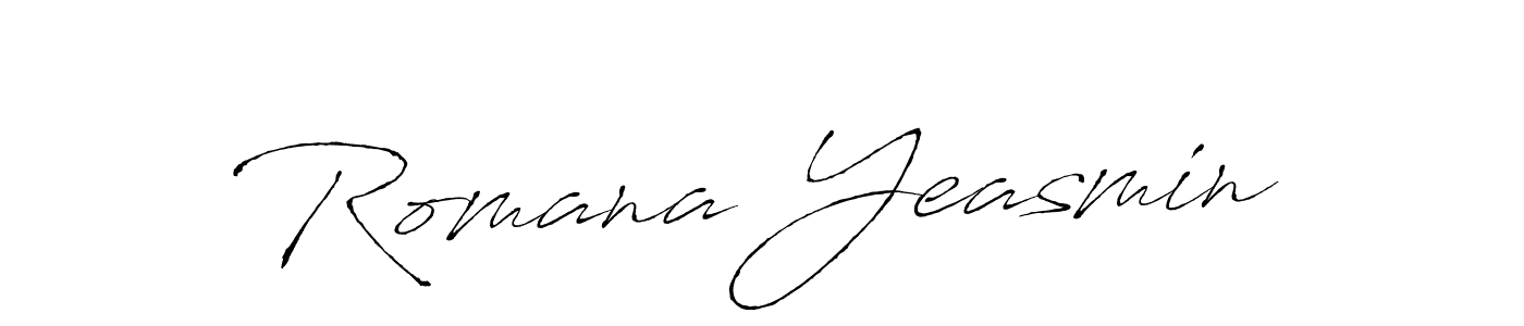 It looks lik you need a new signature style for name Romana Yeasmin. Design unique handwritten (Antro_Vectra) signature with our free signature maker in just a few clicks. Romana Yeasmin signature style 6 images and pictures png
