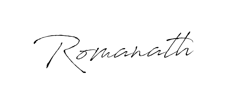 How to make Romanath name signature. Use Antro_Vectra style for creating short signs online. This is the latest handwritten sign. Romanath signature style 6 images and pictures png