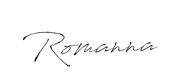 if you are searching for the best signature style for your name Romanna. so please give up your signature search. here we have designed multiple signature styles  using Antro_Vectra. Romanna signature style 6 images and pictures png