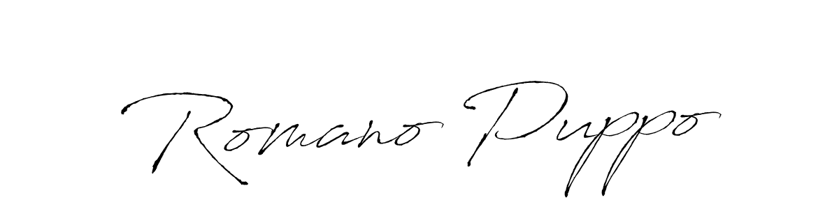 Best and Professional Signature Style for Romano Puppo. Antro_Vectra Best Signature Style Collection. Romano Puppo signature style 6 images and pictures png