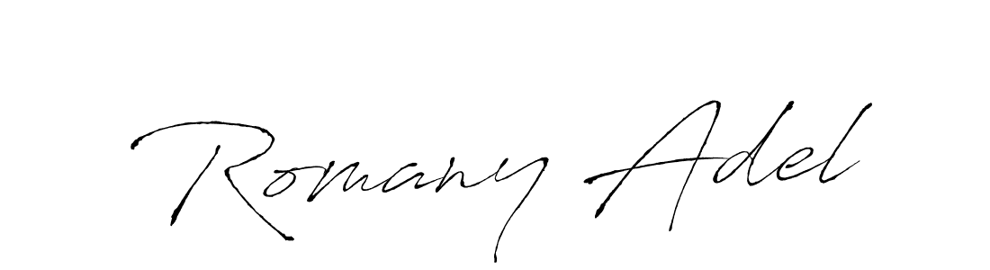 Create a beautiful signature design for name Romany Adel. With this signature (Antro_Vectra) fonts, you can make a handwritten signature for free. Romany Adel signature style 6 images and pictures png