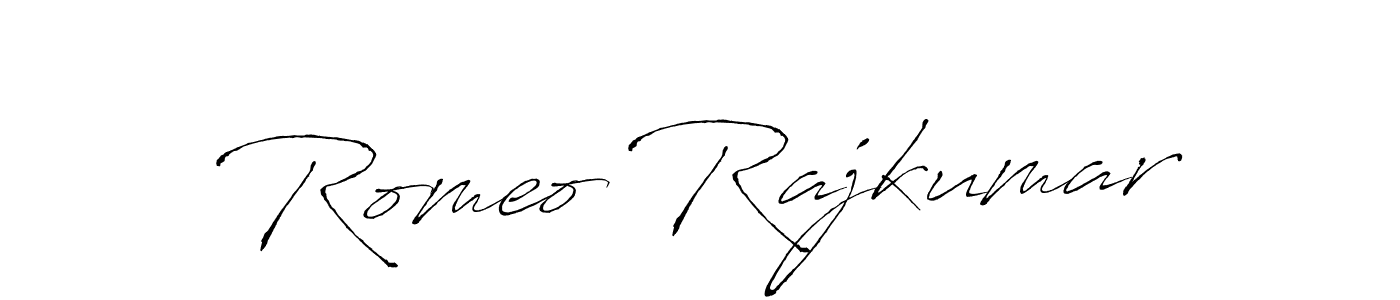 This is the best signature style for the Romeo Rajkumar name. Also you like these signature font (Antro_Vectra). Mix name signature. Romeo Rajkumar signature style 6 images and pictures png