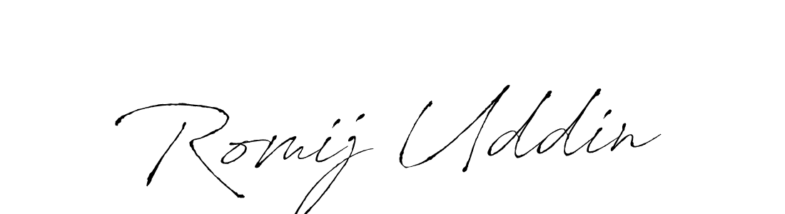 Similarly Antro_Vectra is the best handwritten signature design. Signature creator online .You can use it as an online autograph creator for name Romij Uddin. Romij Uddin signature style 6 images and pictures png