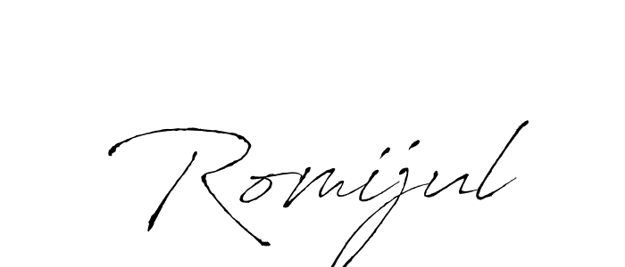 How to Draw Romijul signature style? Antro_Vectra is a latest design signature styles for name Romijul. Romijul signature style 6 images and pictures png