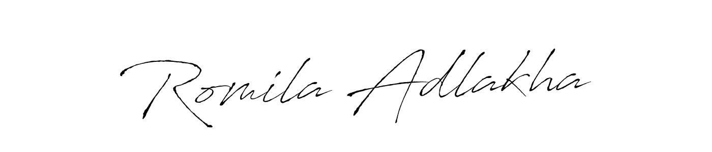 How to Draw Romila Adlakha signature style? Antro_Vectra is a latest design signature styles for name Romila Adlakha. Romila Adlakha signature style 6 images and pictures png