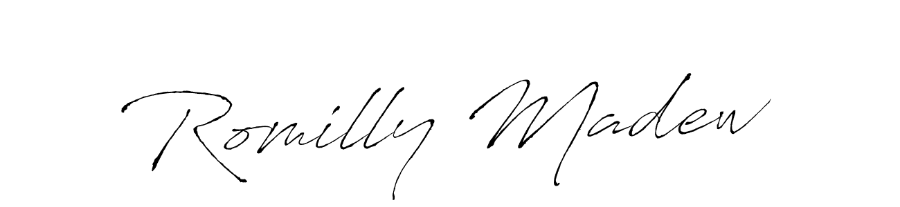 if you are searching for the best signature style for your name Romilly Madew. so please give up your signature search. here we have designed multiple signature styles  using Antro_Vectra. Romilly Madew signature style 6 images and pictures png