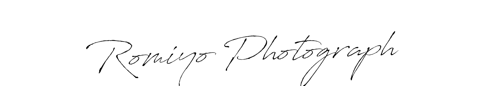 How to make Romiyo Photograph signature? Antro_Vectra is a professional autograph style. Create handwritten signature for Romiyo Photograph name. Romiyo Photograph signature style 6 images and pictures png