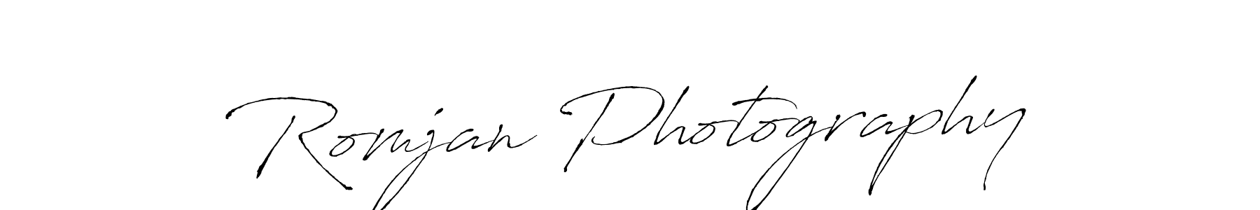 Use a signature maker to create a handwritten signature online. With this signature software, you can design (Antro_Vectra) your own signature for name Romjan Photography. Romjan Photography signature style 6 images and pictures png