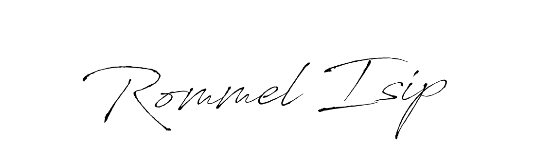 Also we have Rommel Isip name is the best signature style. Create professional handwritten signature collection using Antro_Vectra autograph style. Rommel Isip signature style 6 images and pictures png