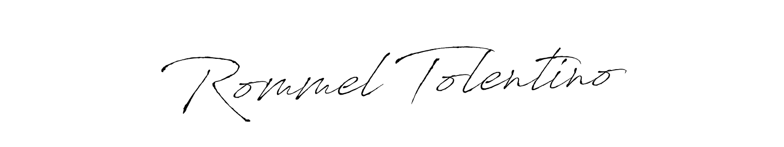 It looks lik you need a new signature style for name Rommel Tolentino. Design unique handwritten (Antro_Vectra) signature with our free signature maker in just a few clicks. Rommel Tolentino signature style 6 images and pictures png