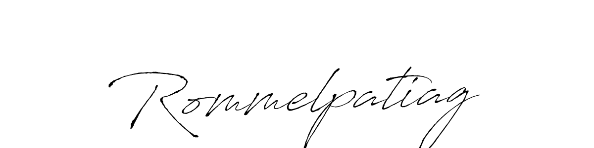 Similarly Antro_Vectra is the best handwritten signature design. Signature creator online .You can use it as an online autograph creator for name Rommelpatiag. Rommelpatiag signature style 6 images and pictures png