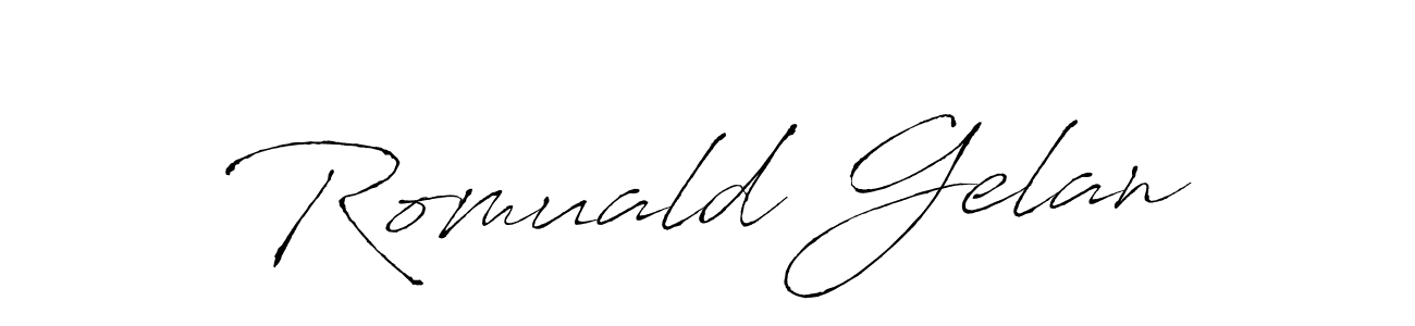 Best and Professional Signature Style for Romuald Gelan. Antro_Vectra Best Signature Style Collection. Romuald Gelan signature style 6 images and pictures png