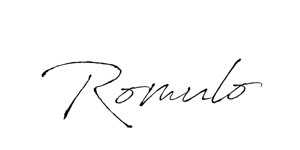 The best way (Antro_Vectra) to make a short signature is to pick only two or three words in your name. The name Romulo include a total of six letters. For converting this name. Romulo signature style 6 images and pictures png