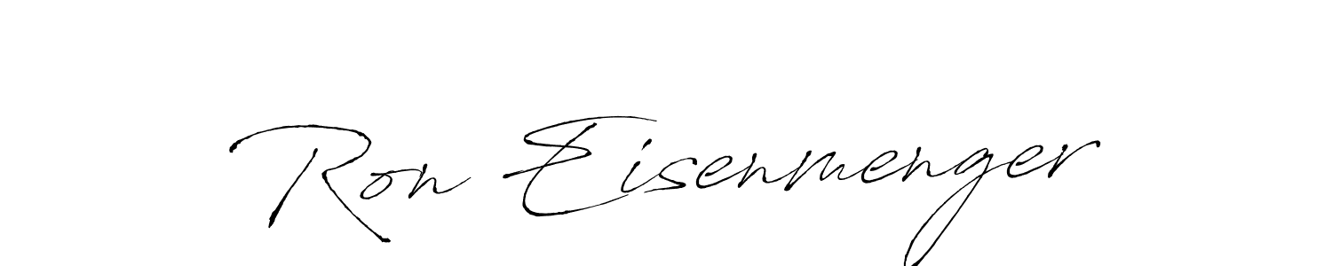 Design your own signature with our free online signature maker. With this signature software, you can create a handwritten (Antro_Vectra) signature for name Ron Eisenmenger. Ron Eisenmenger signature style 6 images and pictures png
