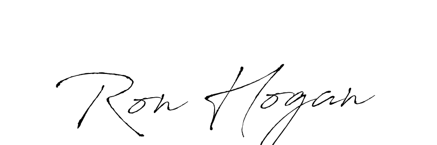 Similarly Antro_Vectra is the best handwritten signature design. Signature creator online .You can use it as an online autograph creator for name Ron Hogan. Ron Hogan signature style 6 images and pictures png