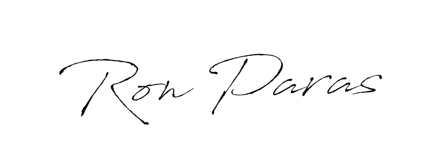 How to make Ron Paras name signature. Use Antro_Vectra style for creating short signs online. This is the latest handwritten sign. Ron Paras signature style 6 images and pictures png
