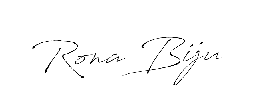 The best way (Antro_Vectra) to make a short signature is to pick only two or three words in your name. The name Rona Biju include a total of six letters. For converting this name. Rona Biju signature style 6 images and pictures png