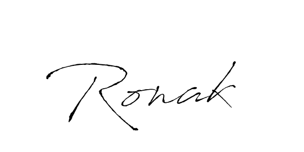 Also we have Ronak  name is the best signature style. Create professional handwritten signature collection using Antro_Vectra autograph style. Ronak  signature style 6 images and pictures png