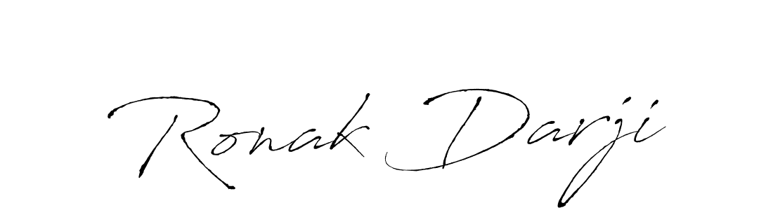 Ronak Darji stylish signature style. Best Handwritten Sign (Antro_Vectra) for my name. Handwritten Signature Collection Ideas for my name Ronak Darji. Ronak Darji signature style 6 images and pictures png