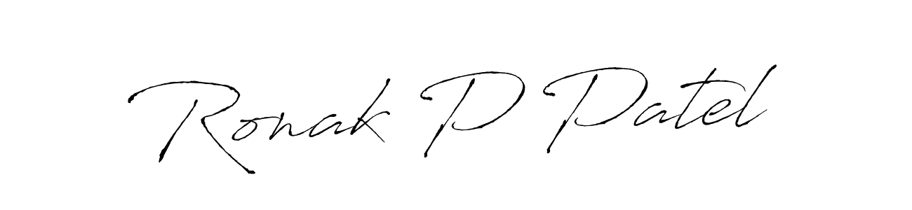 Use a signature maker to create a handwritten signature online. With this signature software, you can design (Antro_Vectra) your own signature for name Ronak P Patel. Ronak P Patel signature style 6 images and pictures png