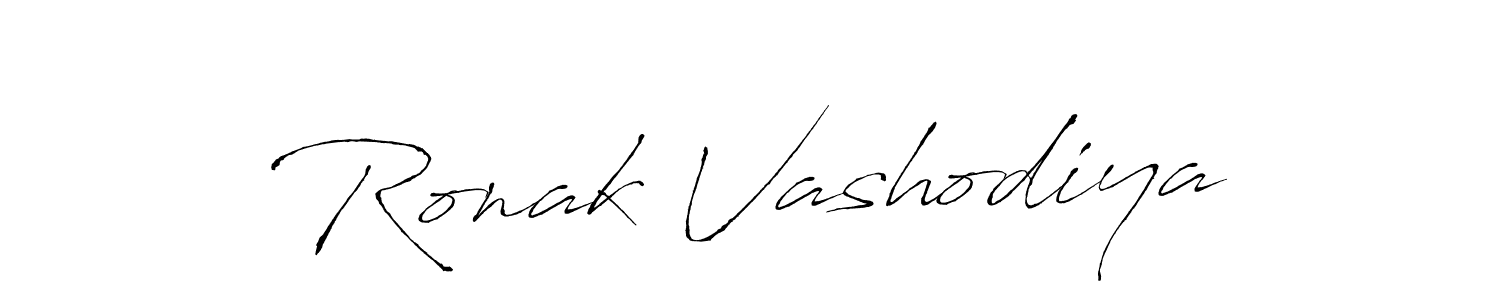 This is the best signature style for the Ronak Vashodiya name. Also you like these signature font (Antro_Vectra). Mix name signature. Ronak Vashodiya signature style 6 images and pictures png