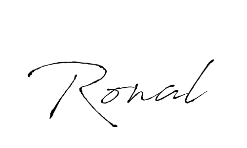 Also You can easily find your signature by using the search form. We will create Ronal name handwritten signature images for you free of cost using Antro_Vectra sign style. Ronal signature style 6 images and pictures png