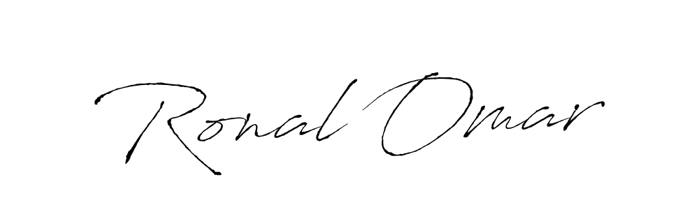 Use a signature maker to create a handwritten signature online. With this signature software, you can design (Antro_Vectra) your own signature for name Ronal Omar. Ronal Omar signature style 6 images and pictures png