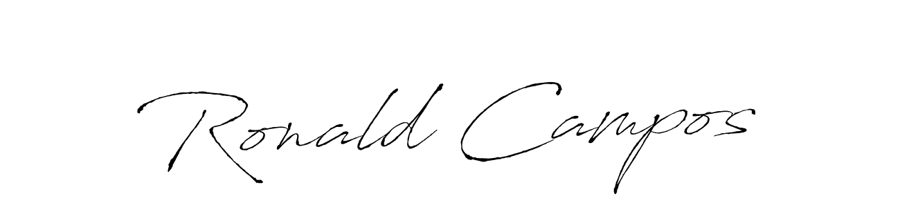 Also we have Ronald Campos name is the best signature style. Create professional handwritten signature collection using Antro_Vectra autograph style. Ronald Campos signature style 6 images and pictures png