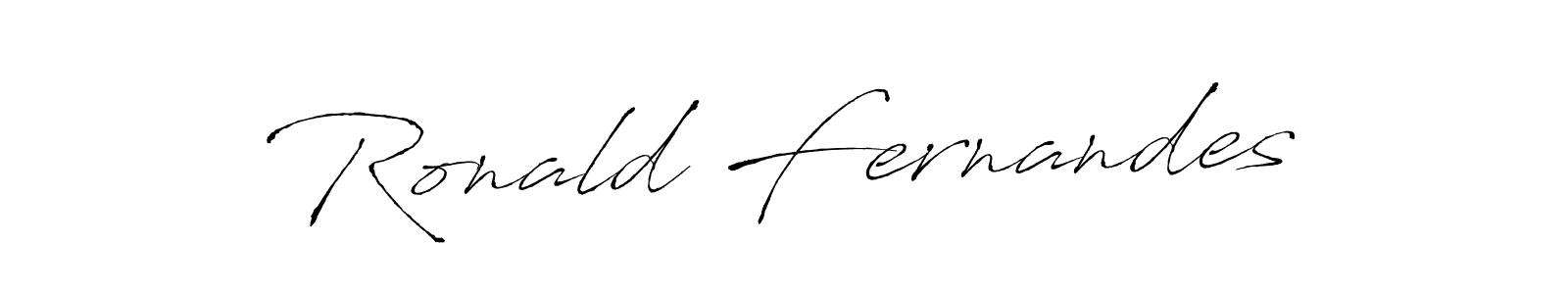 Make a beautiful signature design for name Ronald Fernandes. With this signature (Antro_Vectra) style, you can create a handwritten signature for free. Ronald Fernandes signature style 6 images and pictures png