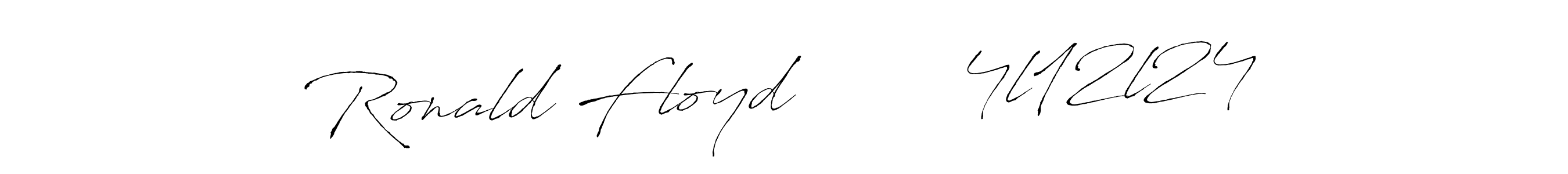 How to make Ronald Floyd        4l12l24 signature? Antro_Vectra is a professional autograph style. Create handwritten signature for Ronald Floyd        4l12l24 name. Ronald Floyd        4l12l24 signature style 6 images and pictures png