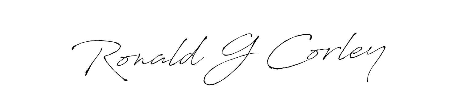 Best and Professional Signature Style for Ronald G Corley. Antro_Vectra Best Signature Style Collection. Ronald G Corley signature style 6 images and pictures png