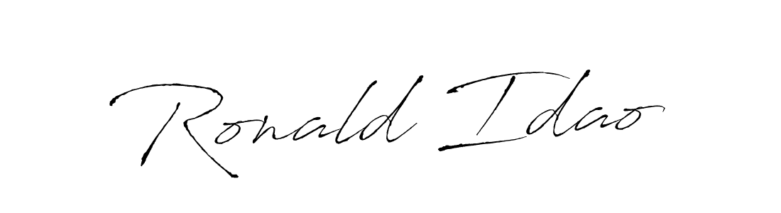 Use a signature maker to create a handwritten signature online. With this signature software, you can design (Antro_Vectra) your own signature for name Ronald Idao. Ronald Idao signature style 6 images and pictures png