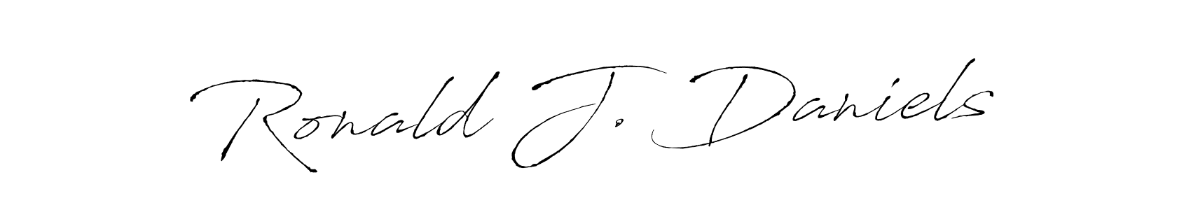 Make a beautiful signature design for name Ronald J. Daniels. Use this online signature maker to create a handwritten signature for free. Ronald J. Daniels signature style 6 images and pictures png