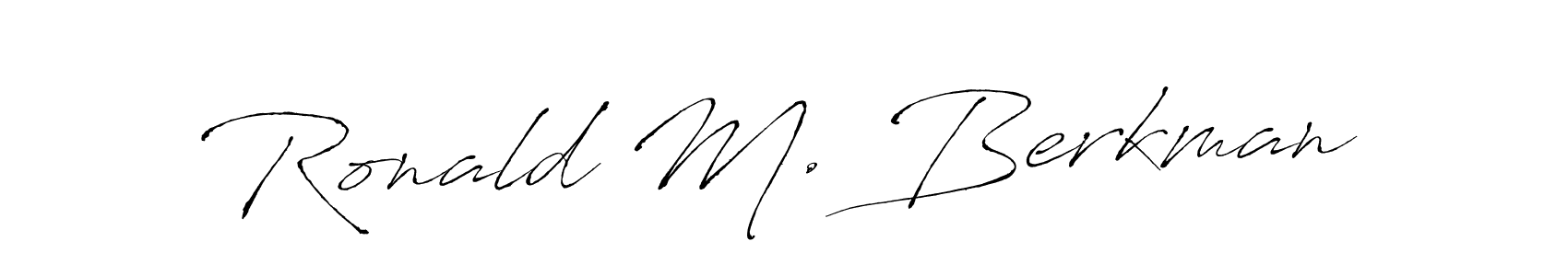 Make a short Ronald M. Berkman signature style. Manage your documents anywhere anytime using Antro_Vectra. Create and add eSignatures, submit forms, share and send files easily. Ronald M. Berkman signature style 6 images and pictures png