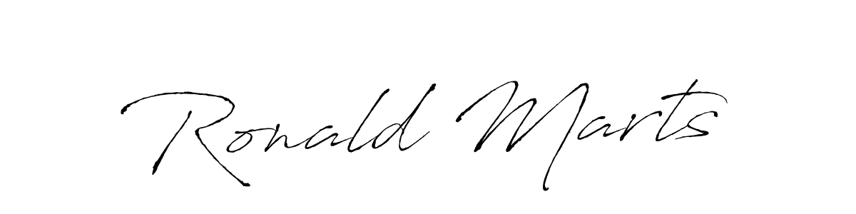 Make a beautiful signature design for name Ronald Marts. With this signature (Antro_Vectra) style, you can create a handwritten signature for free. Ronald Marts signature style 6 images and pictures png