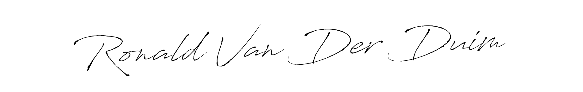 Make a beautiful signature design for name Ronald Van Der Duim. With this signature (Antro_Vectra) style, you can create a handwritten signature for free. Ronald Van Der Duim signature style 6 images and pictures png